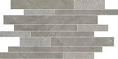 Kerama Marazzi Ламелла SBM010/SG458420 Декор Серый 25x50.2 / Керама Марацци Ламелла SBM010/SG458420 Декор Серый 25x50.2 